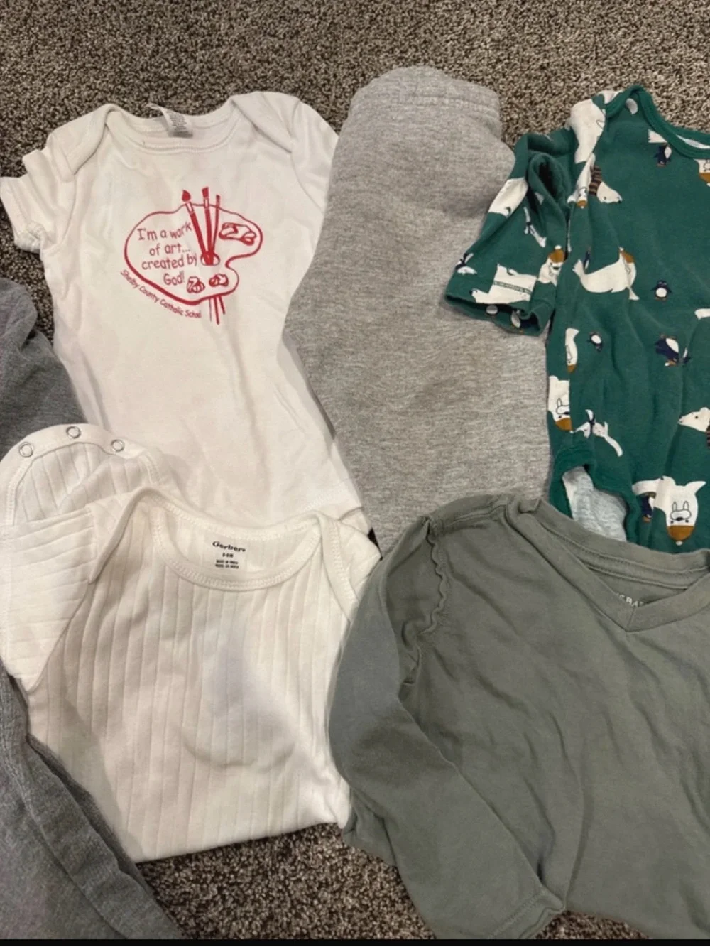 Kids Grey Jogger Bottoms - Unbranded